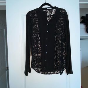 Equipment lace blouse